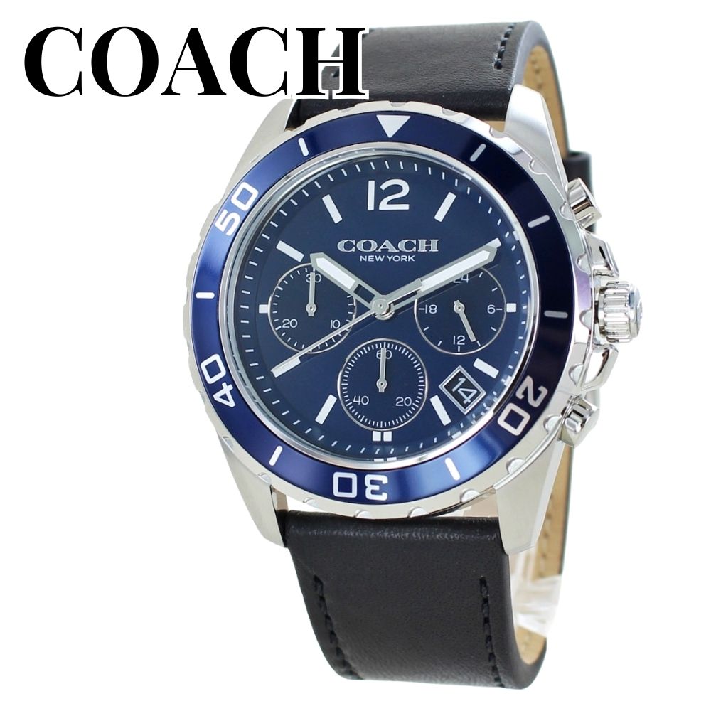 コーチ レザー腕時計 レディース