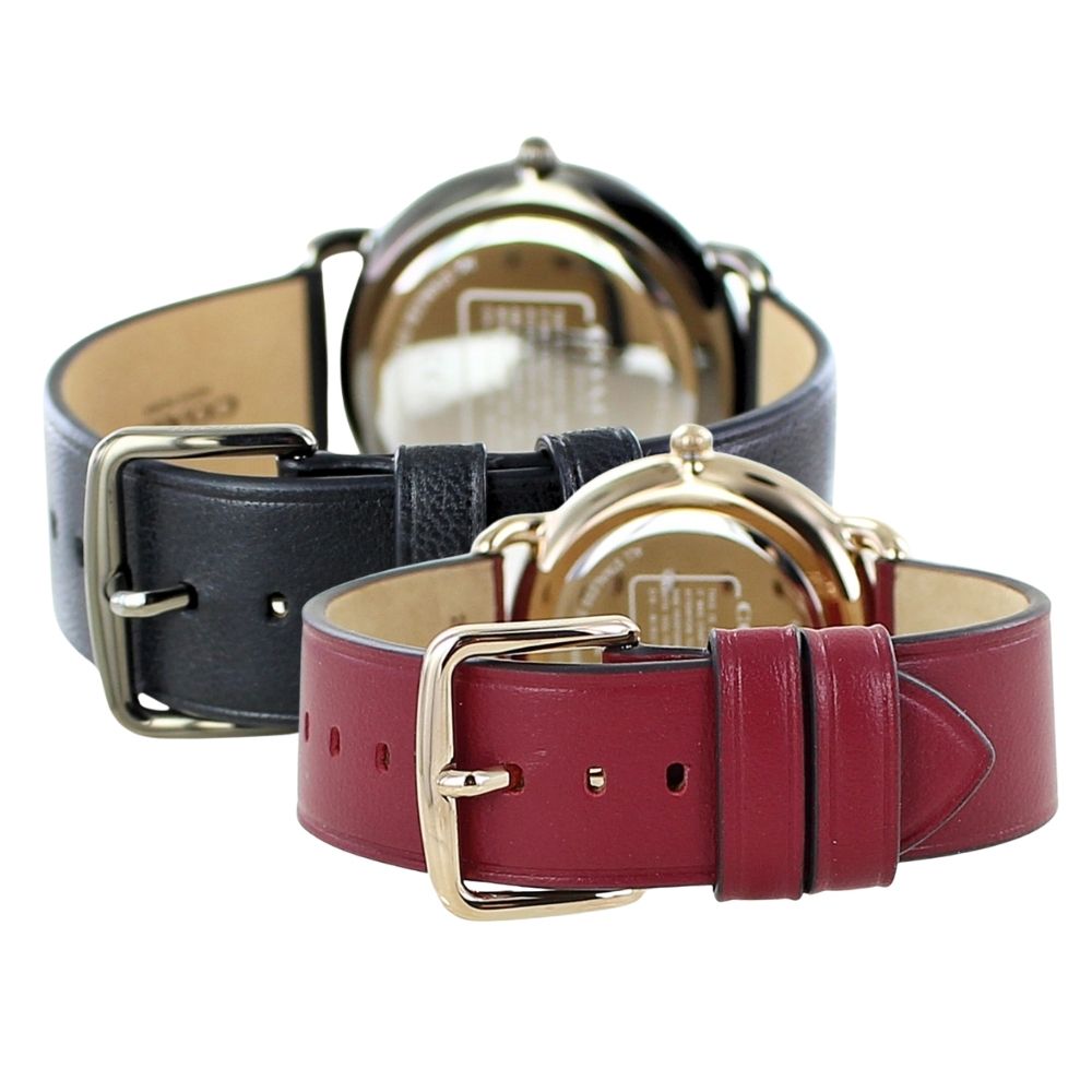 ぺアウォッチ コーチ ペア 腕時計 エリオット お揃い カップル ブラック レッド レザー ベルト おしゃれ ブランド 時計 結婚 婚約 ペアギフト おすすめ お揃い お祝い 彼氏 彼女 夫婦 両親 感謝 ありがとう ギフト 贈り物 サプライズ 誕生日プレゼント 卒業 入学 お祝い