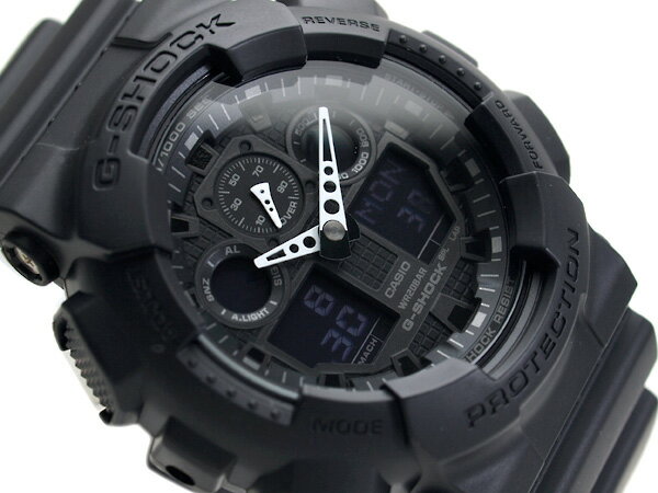 【最大2000円OFFクーポン 5/23 20:00～5/27 1:59】G-SHOCK Gショック ジーショック 逆輸入海外モデル カシオ アナデジ メンズ 腕時計 GA-100-1A1DR GA-100-1A1