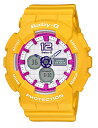 【10%OFFクーポン 5/1 0:00～5/7 9:59】CASIO BABY-G カシオ ベビーG アナデジ 腕時計 イエロー BA-120-9B 逆輸入海…