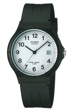 カシオ CASIO STANDARD スタンダード アナログ 腕時計 ホワイト ブラック MW-59-7BJH 国内正規品