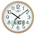 【最大2000円OFFクーポン 12/19 20:00～12/26 1:59】CASIO CLOCK カシオ クロック 壁掛け時計 電波 シャンパンゴールド IC-4100J-9JF 国内正規品