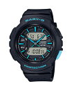 BABY-G ベビーG ベビージー BGA-240〜for running〜 カシオ CASIO ネオンカラー アナデジ 腕時計 レディース キッズ ブラック ライトブルー BGA-240-1A3ER BGA-240-1A3 海外モデル 逆輸入 【あす楽】