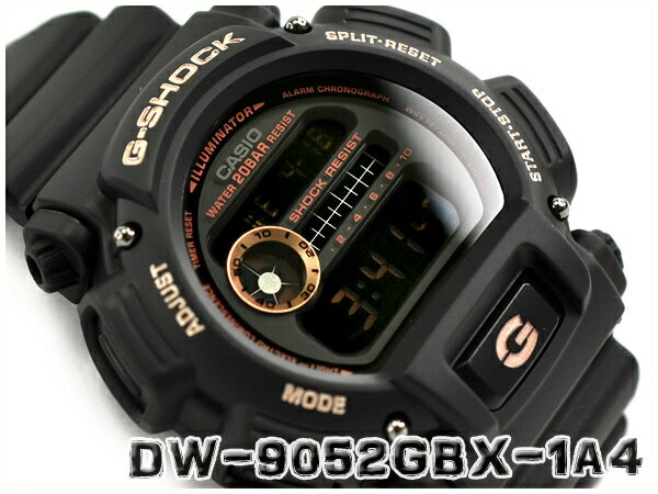 【10%OFFクーポン 5/18 0:00～5/21 9:59】G-SHOCK Gショック ジーショック DW9052 逆輸入海外モデル カシオ CASIO デジタル 腕時計 ブラック ローズゴールド DW-9052GBX-1A4DR DW-9052GBX-1A4