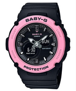 BABY-G ベビーG ベビージー カシオ CASIO アナデジ 腕時計 ブラック ピンク BGA-270-1AJF【国内正規モデル】
