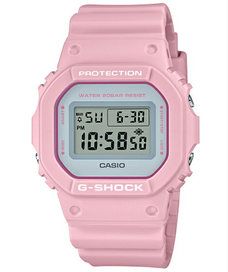 CASIO G-SHOCK スクエアモデル DW5600 デジタル 腕時計 ピンク メンズ レディース ユニセックス DW-5600SC-4 DW-5600…