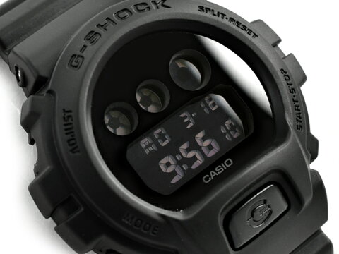 G-SHOCK Gショック ジーショック 限定 逆輸入海外モデル CASIO カシオ デジタル 腕時計 マット オールブラック DW-6900BBA-1DR DW-6900BBA-1