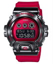 【最大2000円OFFクーポン 4/24 20:00～4/27 9:59】G-SHOCK GM-6900B-4DR Gショック ジーショック DW-6900 25周年記念 METAL COVERED カシオ CASIO デジタル 腕時計 レッド ブラック 三つ目モデル GM-6900B-4 逆輸入海外モデル