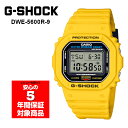 【最大2000円OFFクーポン 4/24 20:00～4/27 9:59】G-SHOCK DWE-5600R-9 デジタル メンズ 腕時計 イエロー ブラック レッド 着せ替え Gショック ジーショック 逆輸入海外モデル