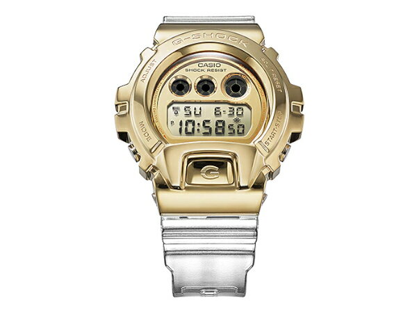 G-SHOCK GM-6900SG-9 デジタル メンズ 腕時計 スケルトン ゴールド DW-6900ベース 三つ目 Gショック ジーショック CASIO カシオ 逆輸入海外モデル