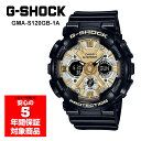 【最大2000円OFFクーポン 5/23~5/27】G-SHOCK GMA-S120GB-1A 腕時計 レディース メンズ ユニセックス S Series アナデジ ブラック ゴールド Gショック ジーショック カシオ 逆輸入海外モデル
