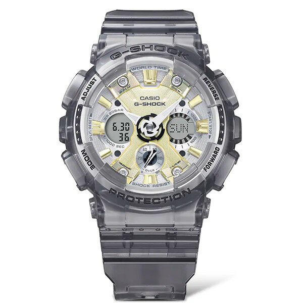 【10%OFFクーポン配布中 8/1〜8/3】 G-SHOCK GMA-S120GS-1A 腕時計 レディース メンズ ユニセックス S Series アナデジ グレー スケルトン Gショック ジーショック カシオ 逆輸入海外モデル