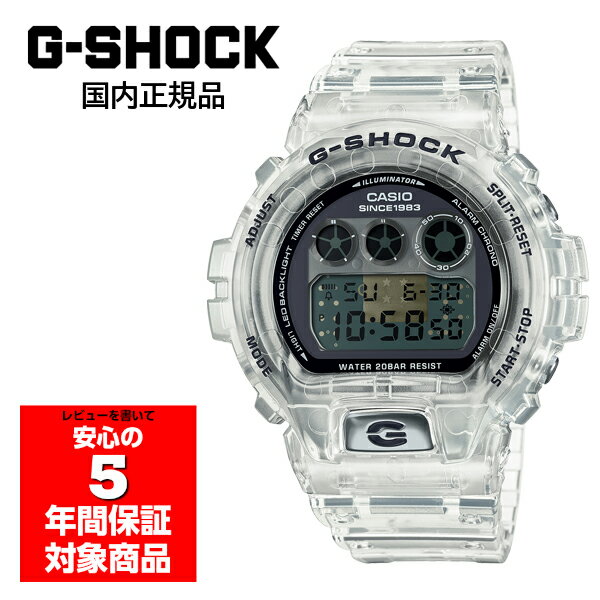 【10%OFFクーポン 5/18 0:00～5/21 9:59】G-SHOCK DW-6940RX-7JR 腕時計 メンズ 40周年記念 クリアリミックス スケル…