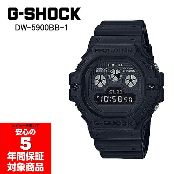 Rakuten - G-SHOCK メンズ 腕時計 オールブラック DW-5900BB-1