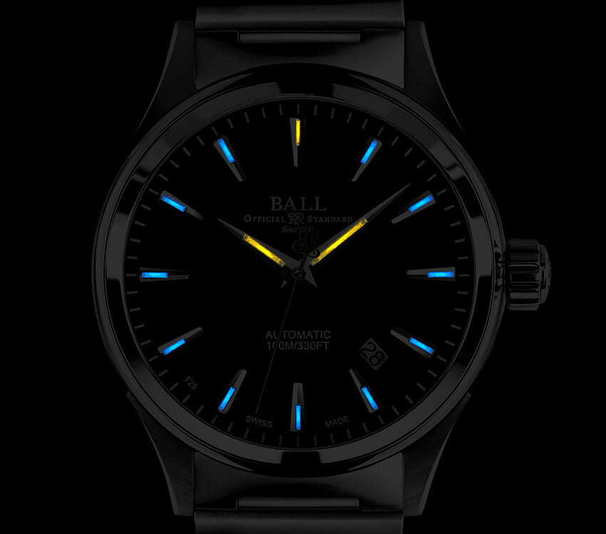 ボールウォッチ 腕時計 BALLWatch 時計 ボール ウォッチ BALL Watch メンズ Stokeman Victory ストークマン ヴィクトリー ビクトリー 自動巻 機械式 自動巻き 耐衝撃 100m 防水 14個 夜光用 マイクロ ガスライト NM2098C-S3J-BE ステンレススチール メタル バンド ビジネス