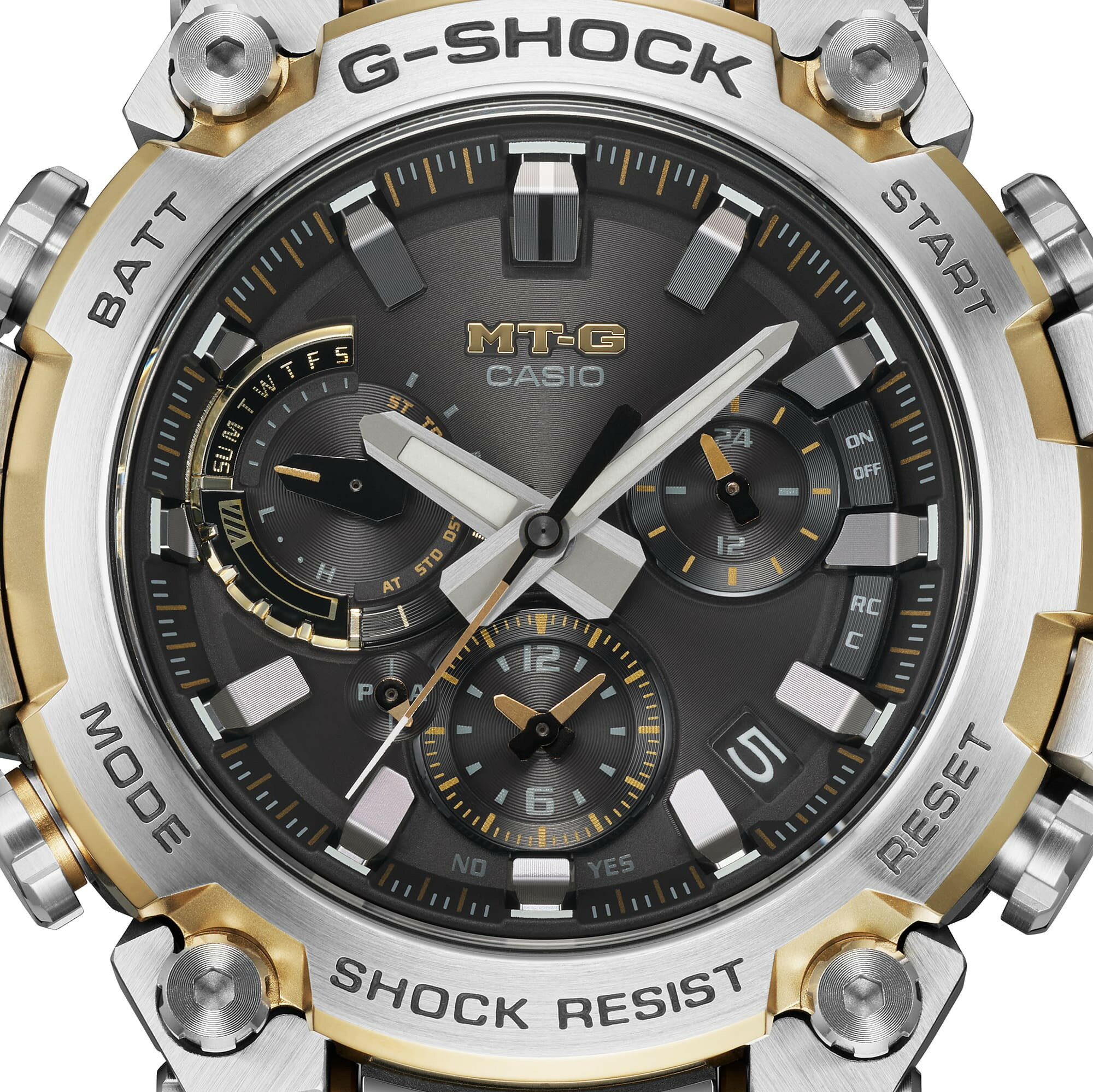 カシオ ジーショック 腕時計 CASIO G-SHOCK 時計 GSHOCK Gショック メンズ メンズ腕時計 MT-G MTG MTG-B3000 MTG-B3000D-1A9JF シルバー 銀 色 ソーラー 電波時計 電波ソーラー ソーラー電波 電波 人気 おすすめ ブランド おしゃれ 釣り 20気圧防水 日本製 モバイルリンク