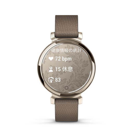 ガーミン正規品 Garmin リリー2 Lily2 Classic クラシック コーヒーナイロン クリームゴールド 010-02839-52 ガーミン正規品 Garmin リリー2 Lily2 Classic クラシック コーヒーナイロン クリームゴールド 010-02839-52