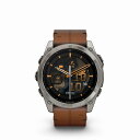 ガーミン正規品 Garmin ガーミン フェニックス8 サファイアアモレッド チタン レザーバンド 010-02905-81