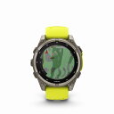 ガーミン正規品 Garmin ガーミン フェニックス8 47mm サファイア デュアルパワー チタン アンプ イエロー 010-02906-51