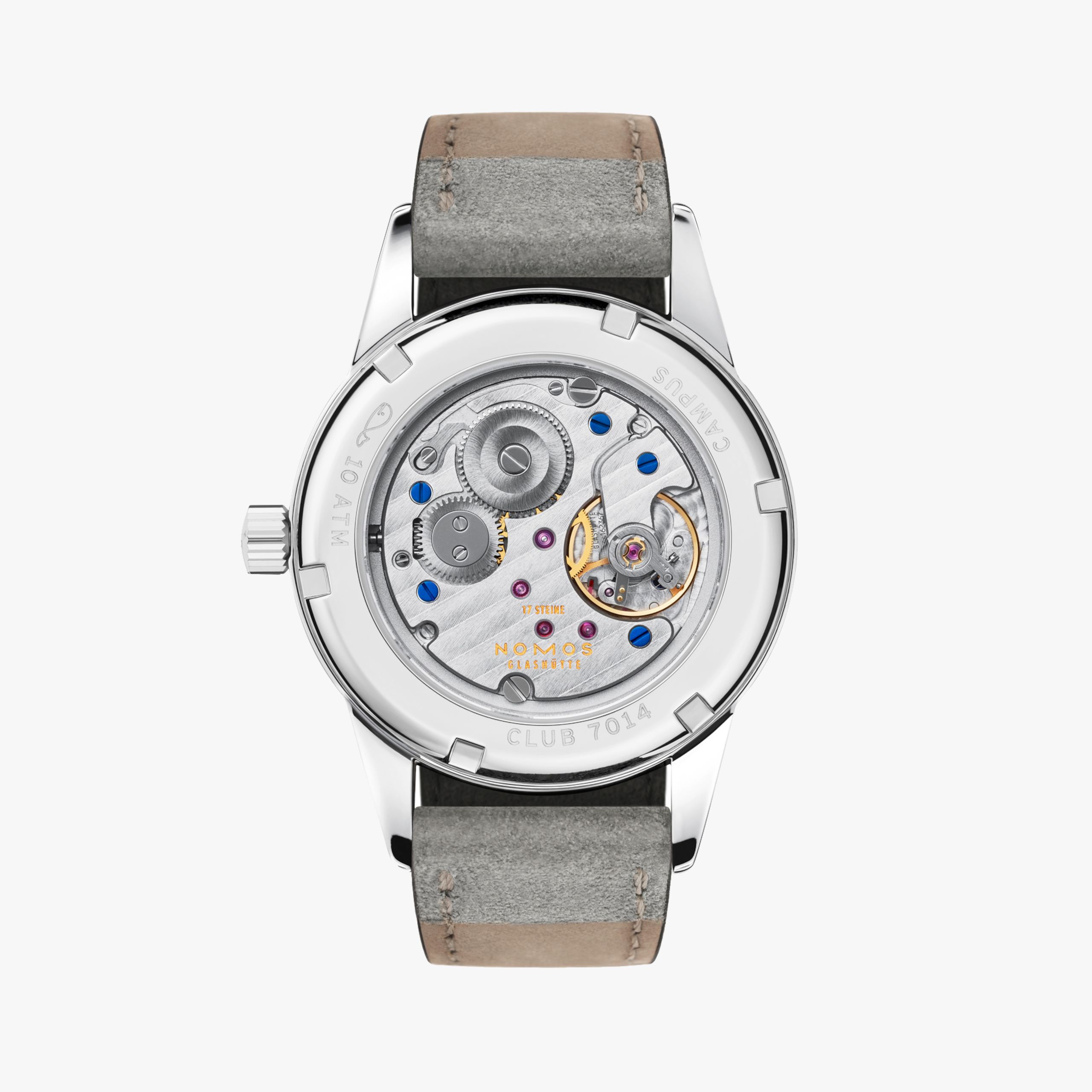 Watch shop KOYANAGIのノモス 腕時計 NOMOS 時計 メンズ グラスヒュッテ Glashutte クラブ キャンパス 36mm Club Campus CL1A1W2CP レザー 革ベルト 革 バンド｜アングル2