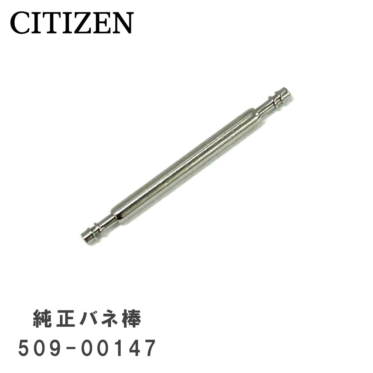 [純正品] CITIZEN シチズン 純正 中留接続用 バネ棒 (バックル取り付け用) 腕時計 部品 パーツ 2本セット 509-00147