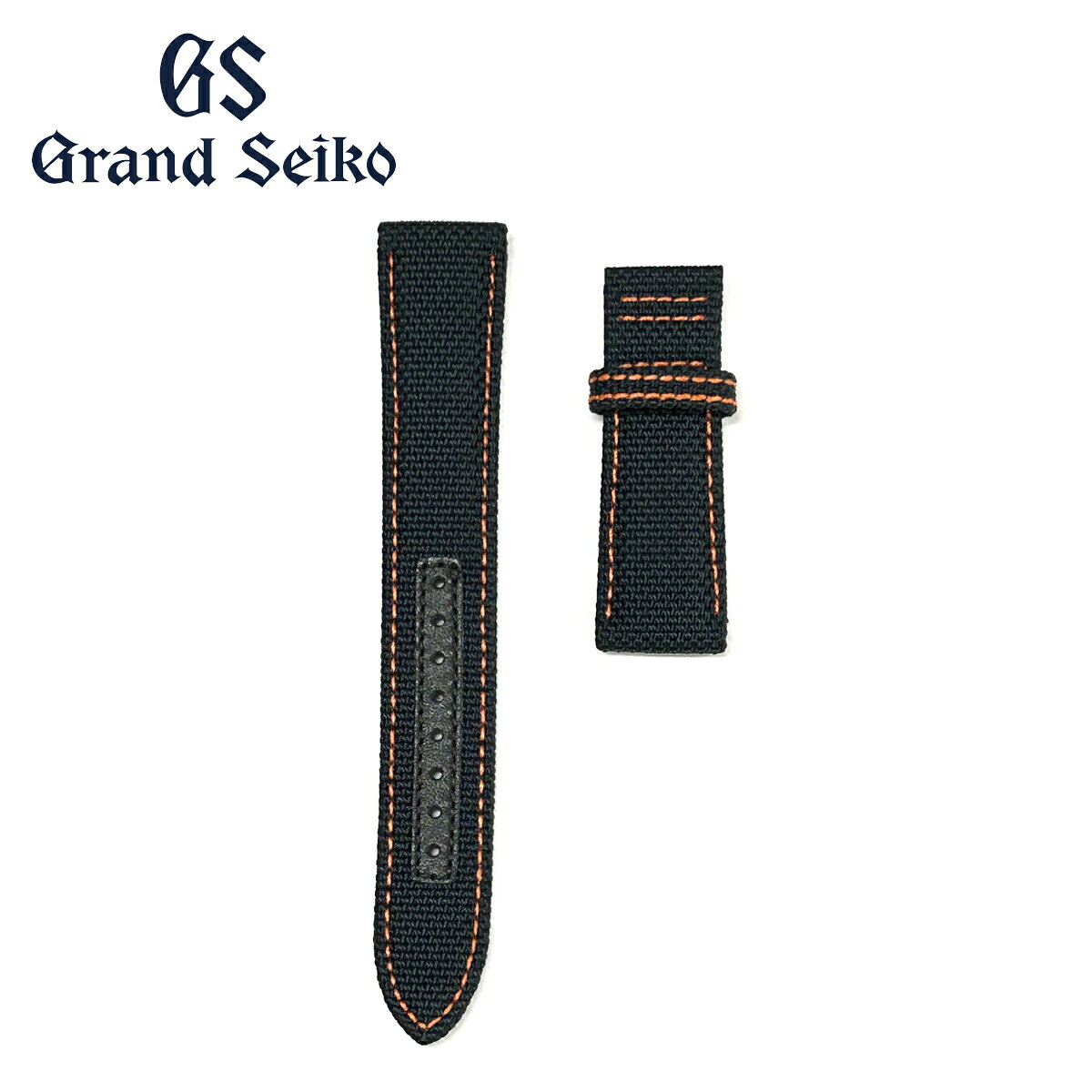 [純正品] Grand Seiko GS グランド セイコー キャリバー9F 25周年記念限定モデル SBGV247 (9F82-0AK0) 純正 ナイロン ベルト 布製バンド 20mm ダークブルー C02A011J9BDBR