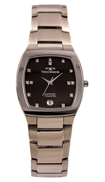 【テクノス】【TECHNOS】【送料無料】【訳あり：A】【アウトレット】【正規品】【腕時計】TECHNOS/テクノス T9A36CB 三針 タングステン×ステンレス 腕時計 メンズ ブラック