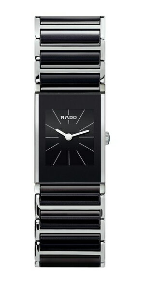 【新品】【RADO】【正規品】RADO/ラドー INTEGRAL QUARTZ R20786152 腕時計 レディース ブラック【腕時計】【2針】