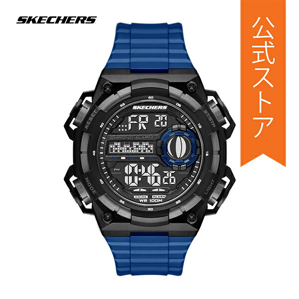 Skechers 腕時計 アナデジ クオーツ メンズ ブルー ポリウレタン Sturgess SR1171 2024 春