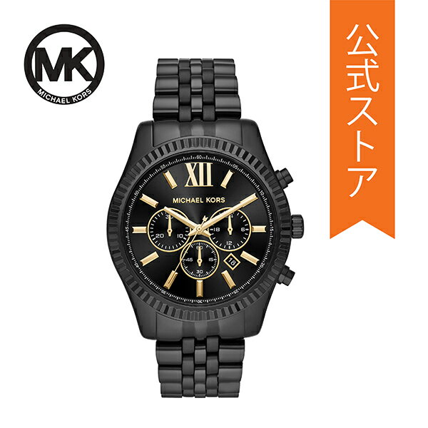 楽天WATCH STATION INTERNATIONAL 公式マイケルコース 腕時計 クォーツ メンズ ブラック ステンレススチール Lexington MK8603 春 2018 MICHAEL KORS 公式