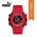 プーマ 【30%OFF】プーマ 腕時計 デジタル メンズ レッド ポリウレタン PUMA 12 P6056 PUMA 2022 冬 公式