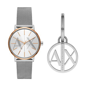 2021冬の新作アルマーニエクスチェンジ腕時計アナログシルバーレディースARMANIEXCHANGE時計AX7130SETLOLA公式2年保証