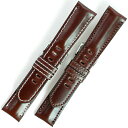 XMU078b【厳選こだわり - コードバン】 - 色:チョコ / ベルト幅:21,22mm