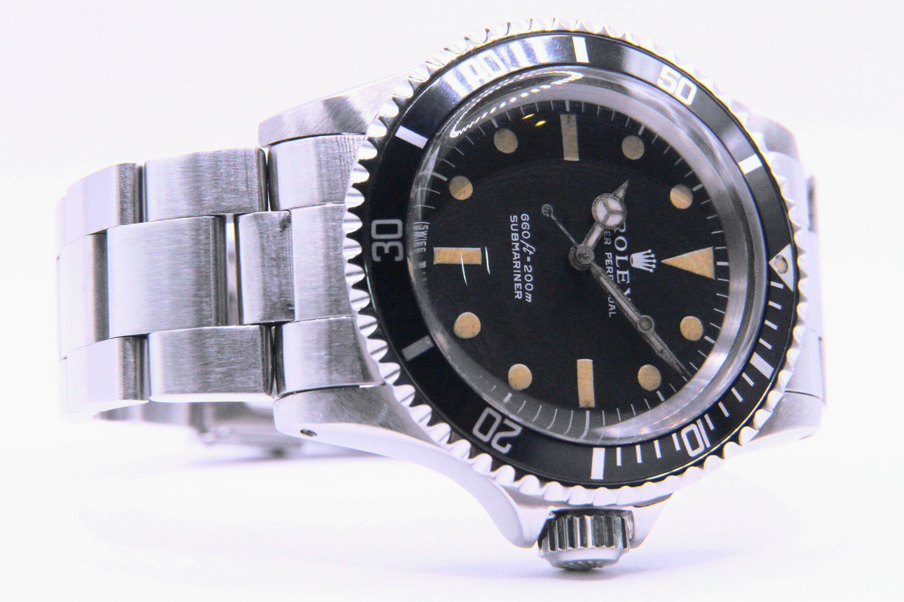 サブマリーナ 腕時計 ロレックス（メンズ） 【動画あり】ロレックス サブマリーナ ノンデイト フチなし / ROLEX SUBMARINER REF.5513 20番代 【アンティーク】【ヴィンテージ】