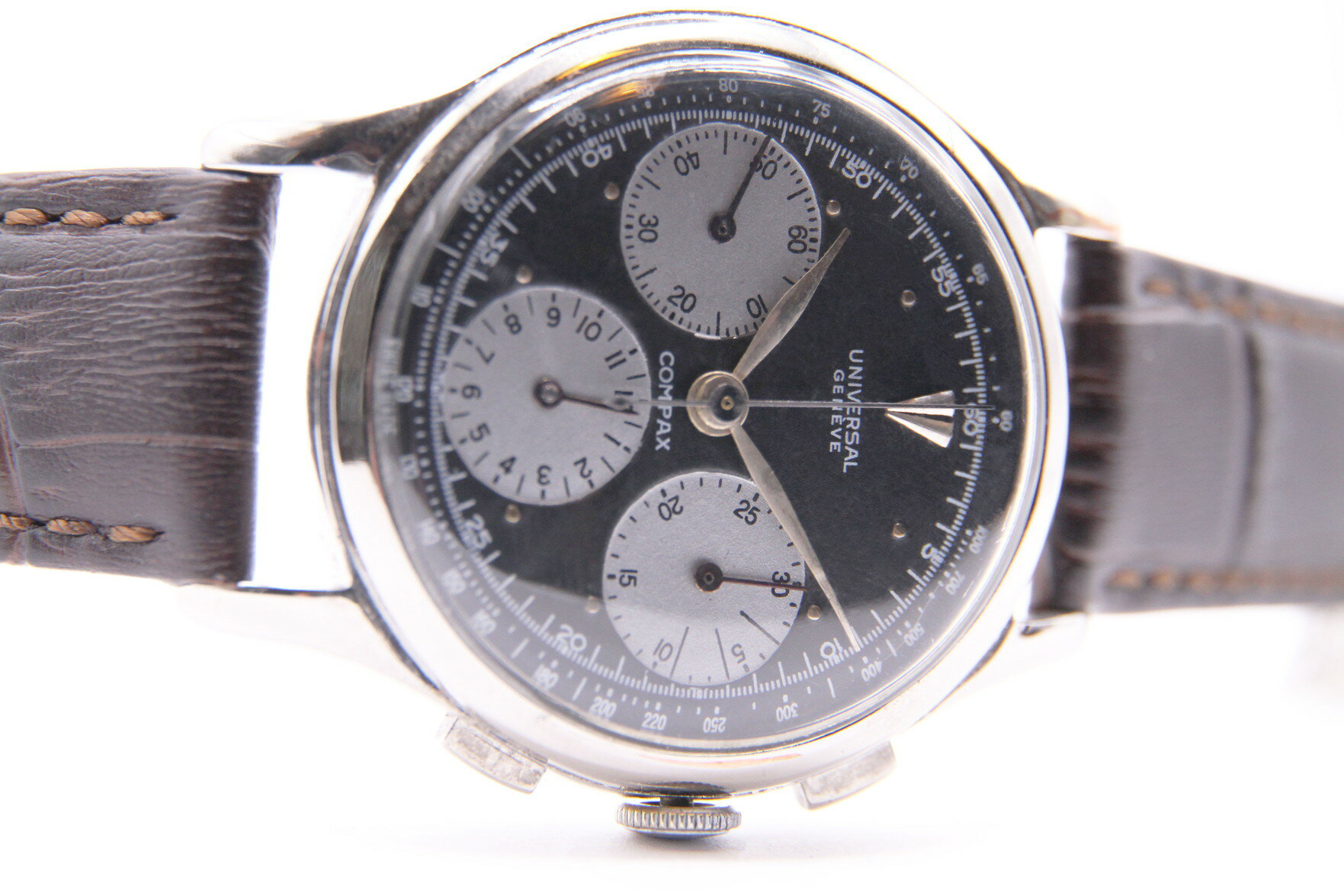 【動画あり】ユニバーサルジュネーブ コンパックス ニューマンダイヤル / UNIVERSAL GENEVE COMPAX REF.22522 CAL.281【アンティーク】【ヴィンテージ】