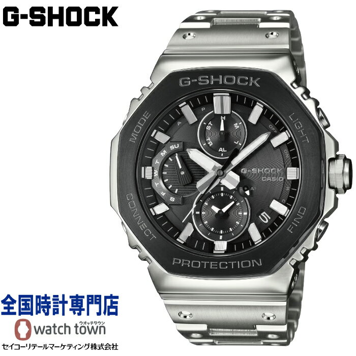 「オリジナルステッカー付いてくる！」カシオ CASIO G-SHOCK GMC-B2100BT-1AJF FULL METAL フルメタル 八角形フォルム 「山形カシオ」 スクリューバックケース Made in Japan 20気圧防水 モバイルリンク機能 ワンプッシュ三つ折れ式中留 「CASIO WATCHES」対応 メンズ 腕時計
