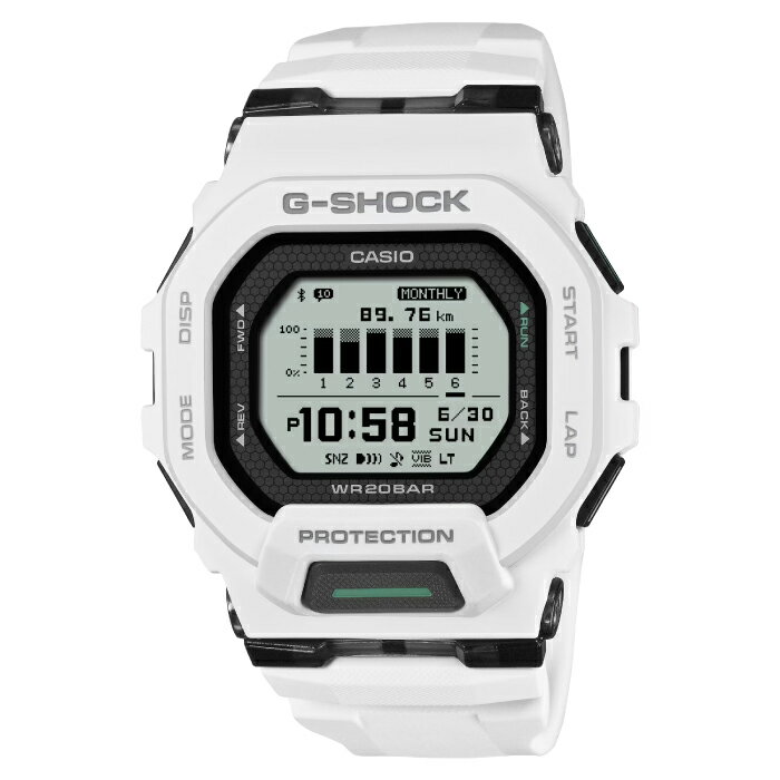 カシオ CASIO G-SHOCK GBD-200-7JF G-SQUAD GBD-200 SERIES スポーツライン 距離計測機能 スマートフォン連携機能等ランニング ハニカムパターン ライフログ・アクティビティ ソフトウレタンバンド モバイルリンク機能 メンズ 腕時計
