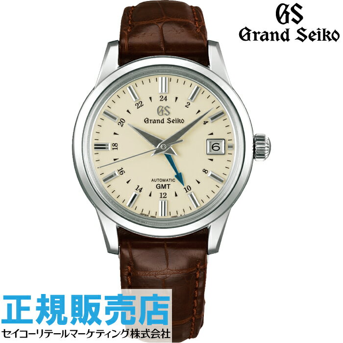 セイコー グランド セイコー 腕時計（メンズ） 【選べるノベルティ付き！】 セイコー SEIKO グランドセイコー Grand Seiko SBGM221 エレガンスコレクション Elegance Collection 9S66 メカニカル 自動巻（手巻つき） GMT クロコダイル 腕時計 メンズ