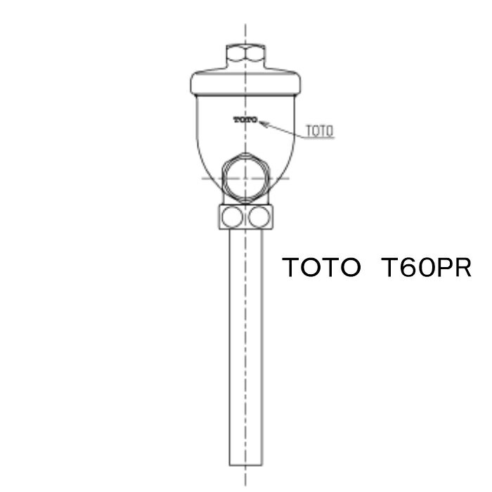 TOTO　小便器フラッシュバルブ　T60PR