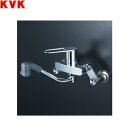 MSK110KERJFT KVK楽締めソケット付シングルレバー混合栓 一般地仕様 送料無料