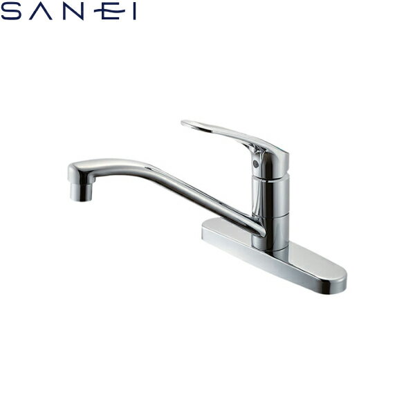 【ポイント最大47倍4/14(月)20:00〜4/17(木)9:59】K676EV-13 三栄水栓 SANEI シングル台付混合栓 一般地仕様 送料無料