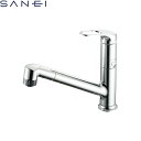 K87101EBJK-13 三栄水栓 SANEI シングルワンホールスプレー分岐混合栓 寒冷地仕様 送料無料
