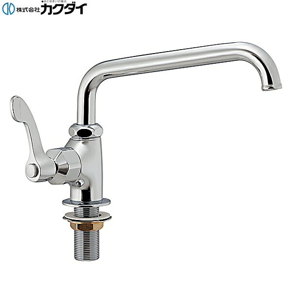 Rakuten - 724-735-20QR カクダイ KAKUDAI 厨房用左ハンドル立形自在水栓 送料無料