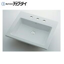 カクダイ KAKUDAI 角型洗面器493-009 送料無料