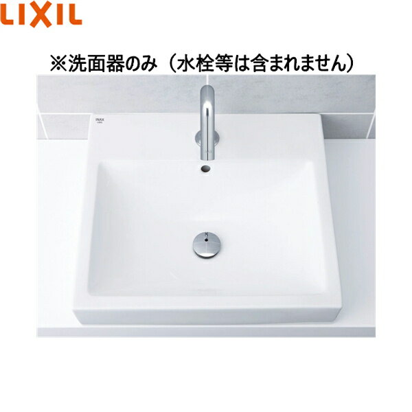 L-536/BW1 リクシル LIXIL/INAX 角形洗面器 ベッセル式 ピュアホワイト