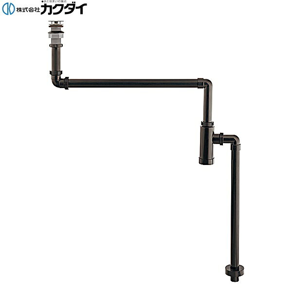 カクダイ [KAKUDAI] 435-028-32D 丸鉢縦型ボトルトラップ(化粧キャップつき) ●はさみ込み厚最大35ミリ ●オーバーフローなしの洗面ボウル・手洗器用 ●横引き、縦引きの管が樹脂製で簡単に切断でき、排水位置の調節が容易です。 ●溶着部分(2ヶ所)には6301塩ビパイプ用接着剤をご使用ください。 ●化粧キャップ:280-502-MD 材質: POM、PP、ABSKAKUDAI 435 028 32D