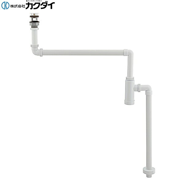 Rakuten - 435-029-32W カクダイ KAKUDAI 横穴縦型ボトルトラップ 化粧キャップつき 送料無料