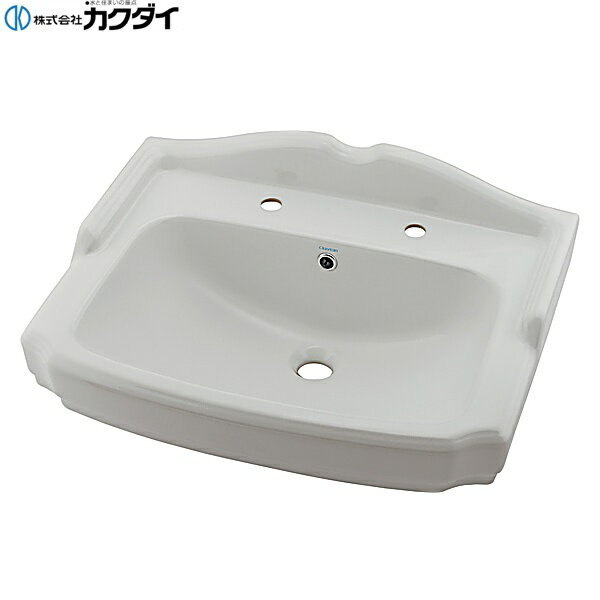 Rakuten - CL-K1102ACW カクダイ KAKUDAI 壁掛洗面ボウル 2ホール 送料無料