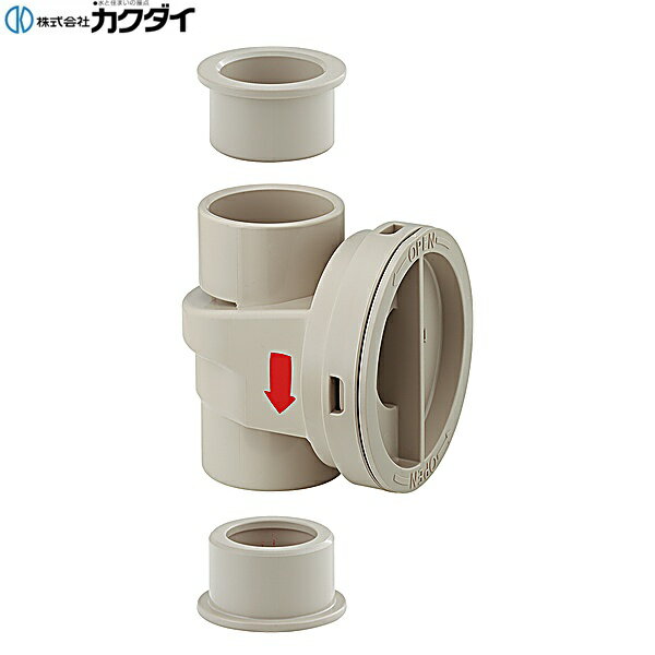 Rakuten - 438-060-25 カクダイ KAKUDAI 自封式ドレントラップ 縦引・横引兼用・屋外用 送料無料