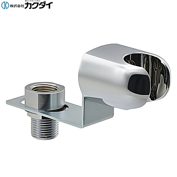 カクダイ [KAKUDAI] 559-405 後付式シャワーフック ●ガーデン水栓本体のG1/2ネジに取付けできます。(パイプ先端のG1/2ネジには取付けないでください。)KAKUDAI 559 405